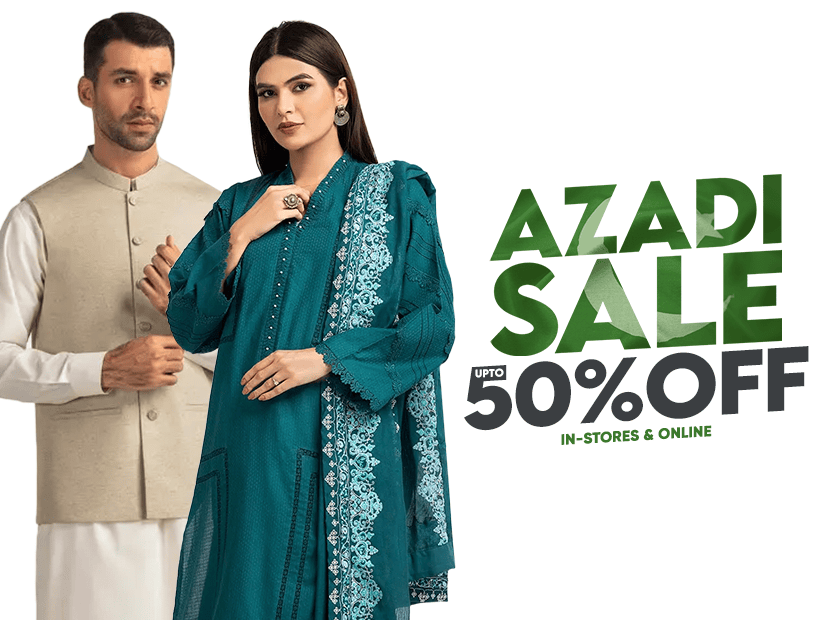 Azadi Sale 2024 Is On at Ideas by Gul Ahmed: Up to 50% Off on 6,611 Items